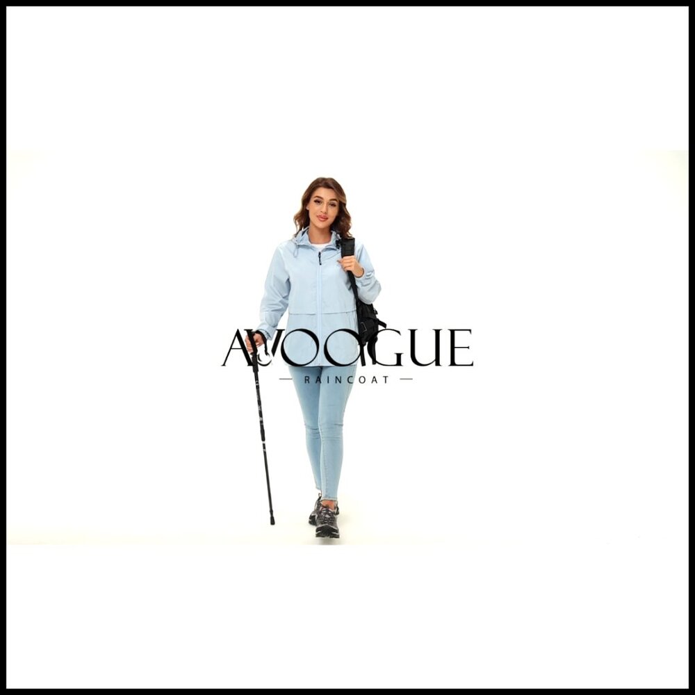 Waterproof Rain Jacket Lightweight Packable Hoode… - image 6